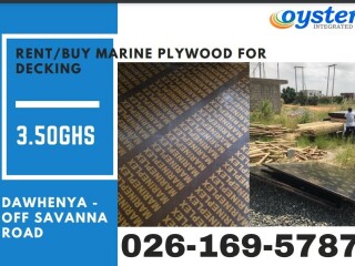Rental of Marine Plywood