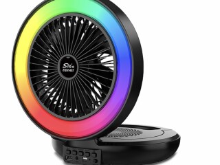 RGB Ring light Bluetooth speaker and Fan